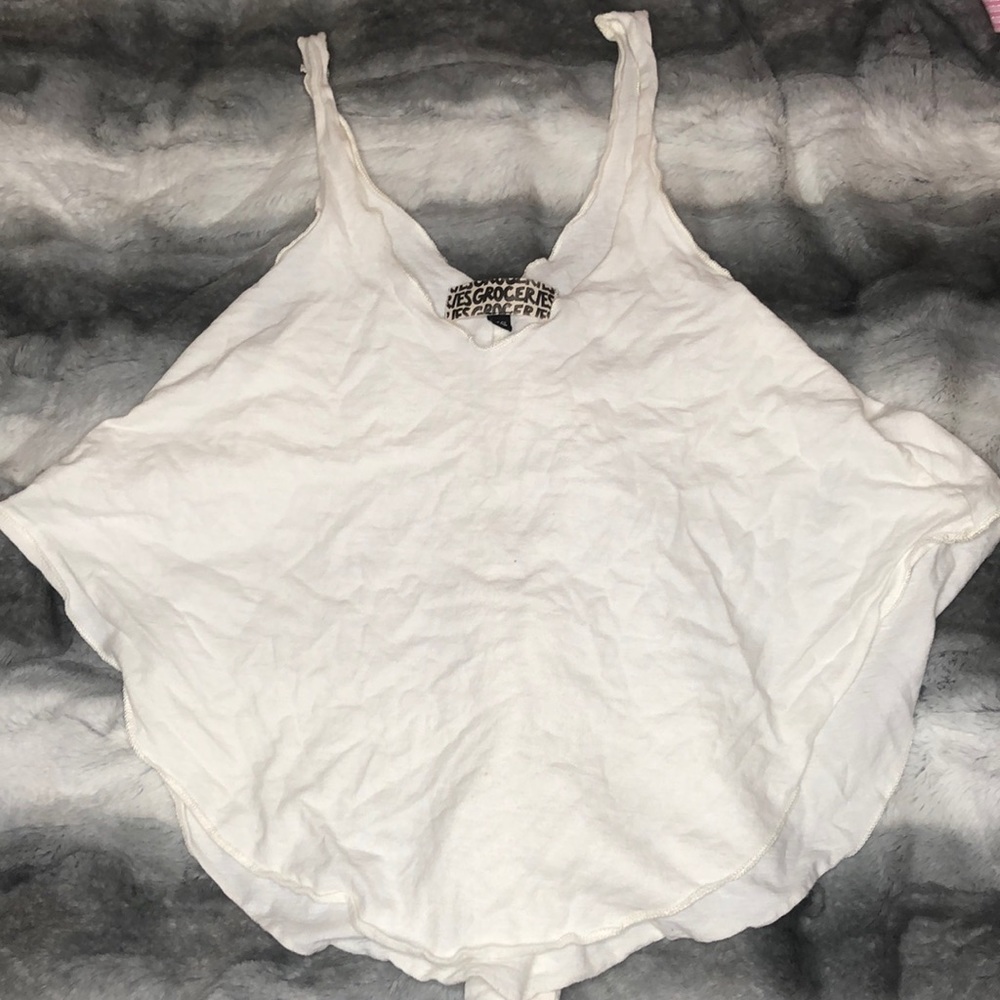 White tank top